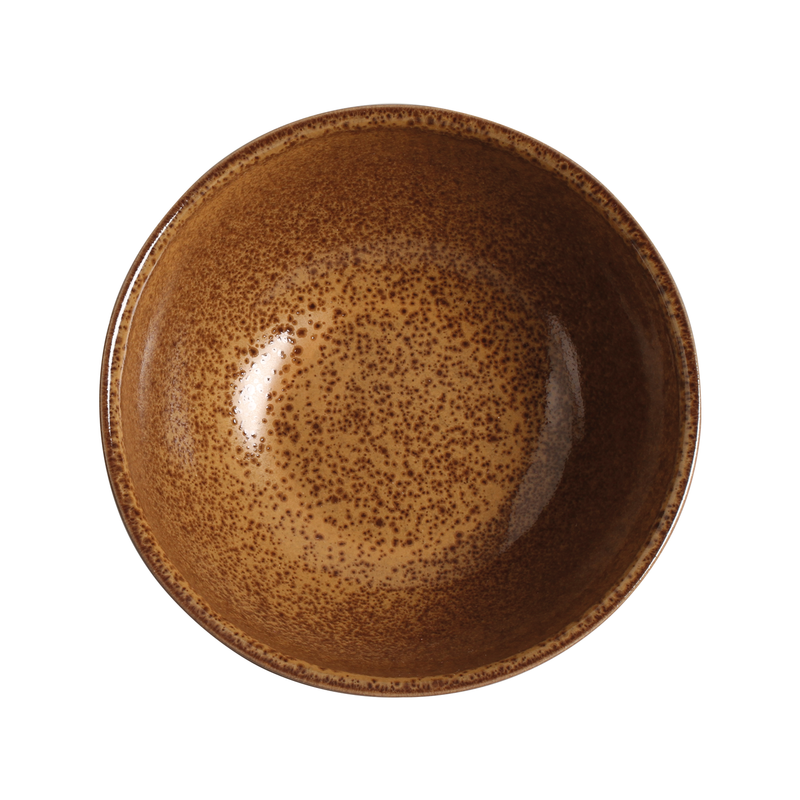 Soup Bowl 18.9 Oz Ceramic Home Decor, Djion: Brown / Stoneware