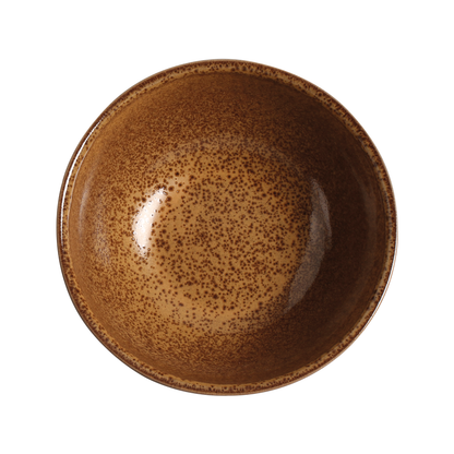 Soup Bowl 18.9 Oz Ceramic Home Decor, Djion: Brown / Stoneware