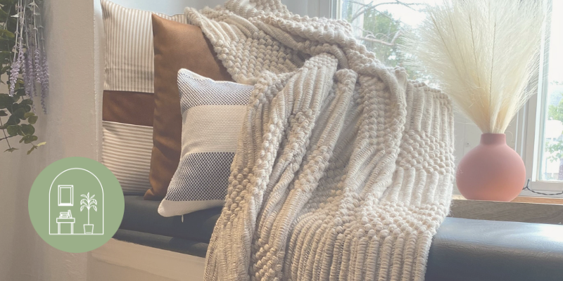 Lightweight Khaki Throw