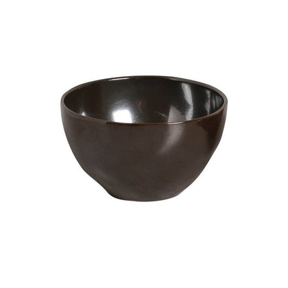 Soup Bowl 18.9 Oz Ceramic Home Decor, Metallica: Silver / Stoneware