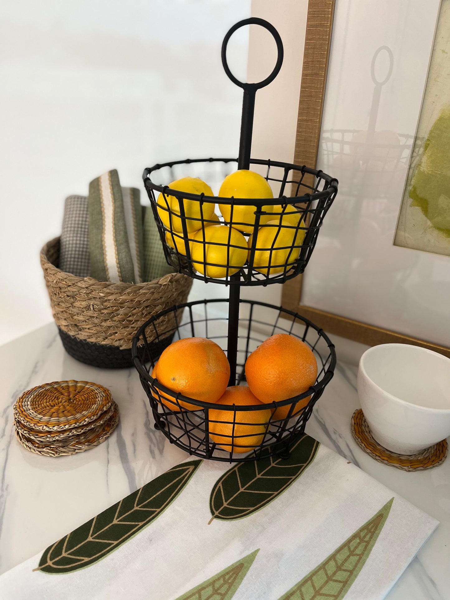 Tiered Metal Baskets