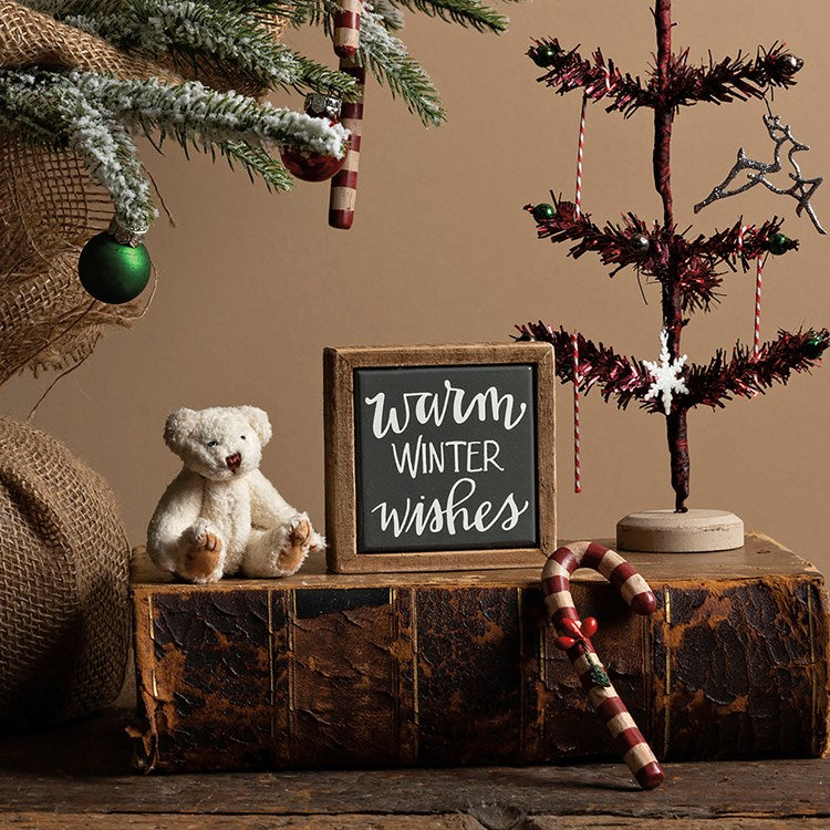 "Warm Winter Wishes" Tiered Tray Mini Frame